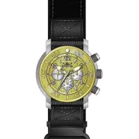 Invicta Coalition Forces 50096 Herenhorloge - Quartz Uurwerk - Roestvrij Staal met Gouden Wijzerplaat - 50 mm