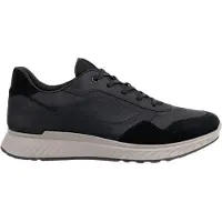 Ecco 835454 51052 Sneakers Zwart Nubuck Heren - Zwart - 41