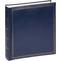 Walther design Walther Monza 33x34cm 100 Pagina's Blauw Zelfklevend