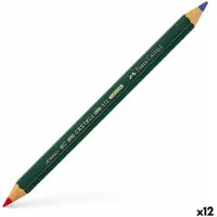Faber-Castell Potlood Faber-Castell 873 Color Blauw Rood (12 Stuks)