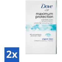 Dove Deodorant Stick - Maximum Protection - Original Clean - 45 ml - Voordeelverpakking - 2 stuks