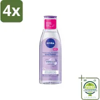 Nivea - Micellair Water - Gevoelige Huid - Anti-Restant - Verwijdert Waterbestendige Make-up - 200 ml - Voordeelverpakking - 4 stuks - Micellair water - Reinigingswater
