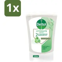 Dettol 1 x - Wasgel Navulling - Hydrate - Aloë Vera & Bamboe - 250 ml - Handzeep - Wasgel - Antibacterieel - Hygiëne - Handen Reinigen