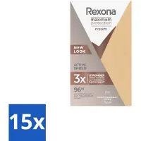 Rexona 15 x - Deodorant Stick - Maximum Protection - Extra Sterke Bescherming - 45 ml - Extra Sterke Bescherming - Anti-transpirant Stick - Zweetbescherming - Deodorant Stick - 96 Uur Bescherming