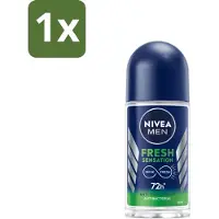 Nivea 1 x MEN - Deodorant Roller - Fresh Sensation - 50 ml - Anti-transpirant - Deodorant Roller - Fris Geur - Langdurige Bescherming - Huidvriendelijk