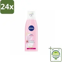 Nivea - Gezichtstonic - Essentials Verzachtende Tonic - Voor droge & gevoelige huid - Met Amandelolie & Hydramine - 200 ml - Voordeelverpakking - 24 stuks - Gezichtswater - Toner