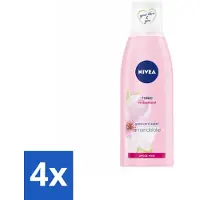 Nivea 4 x - Gezichtstonic - Essentials Verzachtende Tonic - Voor droge & gevoelige huid - Met Amandelolie & Hydramine - 200 ml - Gezichtswater - Toner - Droge Huid - Gevoelige Huid - Essentials