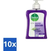 Dettol 10 x - Handzeep - Soothe - Lavendel & Vioolbloesem - 250 ml - Handzeep - Antibacterieel - Handverzorging - Lavendel - Vioolbloesem