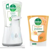 Dettol - 3x No Touch Kit Aloe Vera - 1 x No Touch Refill Sheabutter 250ML - Voordeelpakket