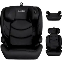 Cabino Nexus Autostoel – 100 tot 150 cm – Groep 2/3 – i-Size – Gordelbevestiging – Zwart