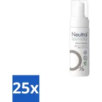Neutral 25 x – Gezichtsreiniging – Face Wash 0% Parfumvrij – 150 ml - Voordeelverpakking - 25 stuks