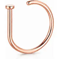 Cilla Jewels Roségoudkleurige Fake Neusring van Edelstaal