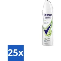 Rexona 25 x - Deodorant Spray - Aloe Vera Scent - Verzorgend & Fris - 150 ml - Aloe Vera Deodorant Spray - Zweetbescherming - Geurbescherming - Anti-Transpirant Spray - 72 Uur Beschermd