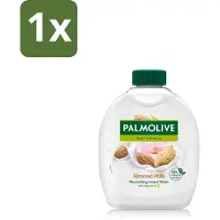 Palmolive 1 x - Amandelmelk - Handzeep Navulling - Zacht & Hydraterend - 300 ml - Handzeep Navulling - Melk En Amande - Natuurlijke Handzeep - Handen Verzorgen - Hydraterende Handzeep