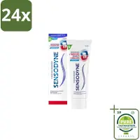 Sensodyne - Tandpasta - Gevoeligheid & Tandvlees - Tandvleesverzorging - 75 ml - Voordeelverpakking - 24 stuks - Tandgevoeligheid - Tandvleesproblemen