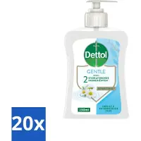 Dettol 20 x - Handzeep - Gentle - Kamille & Katoenbloesem - 250 ml - Handzeep - Antibacterieel - Hygiëne - Huidverzorging - Kamille