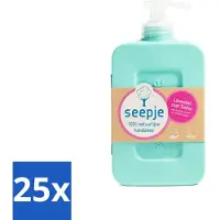 Seepje 25 x - Handzeep - Zachte Geur - Lavendel met Tonka - 300 ml - Handzeep Lavendel Met Tonka - Natuurlijke Handzeep - Handverzorging - Zachte Geur - Vegan Handzeep