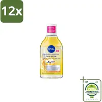 Nivea - Micellair Water - Serum Verrijkt Stralend - Verwijdert Waterbestendige Make-up - 400 ml - Voordeelverpakking - 12 stuks - Micellair water - Reinigingswater