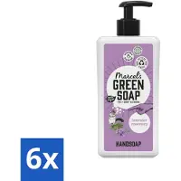 Marcel's Green Soap 6 x - Handzeep - Lavender & Rozemarijn - Voor dagelijks gebruik - 500 ml - Handzeep - Lavendel - Rozemarijn - Natuurlijke Zeep - Biologische Zeep