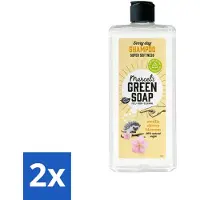 Marcels Green Soap Marcel's Green Soap - Dagelijkse Shampoo - Vanille & Kersenbloesem - Versterkt en verzorgt - 300 ml - Voordeelverpakking - 2 stuks