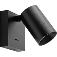 Deko-light Can Tilt eckig USB, 1x 7,5 W GU10, Schwarz 341340 Wandopbouwarmatuur GU10 7.5 W Zwart