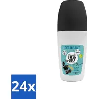 Marcels Green Soap 24 x - Deodorant Roller - Mimosa & Blackcurrant - Langdurige frisheid - 50 ml - Deodorant - Natuurlijke Deodorant - Aluminiumvrije Deodorant - Vegan Deodorant - Duurzame Deodorant