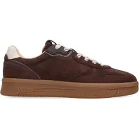 Maruti Sneakers laag 'Yale Emboidery' donkerbruin