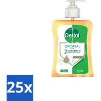 Dettol 25 x - Handzeep - Original - Klassieke Hygiëne - 250 ml - Handzeep - Antibacterieel - Hygiëne - Handwas - Huidvriendelijk