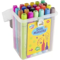 Moxy Dual Markers Fluor 24 Stuks In Box Verschillende verschillende Stift
