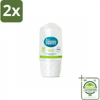 Odorex - Deodorant Roller - Natural Fresh - Natuurlijke Frisheid - 50 ml - Voordeelverpakking - 2 stuks - Deodorant - Antitranspirant