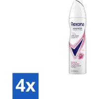 Rexona 4 x - Deodorant Spray - Advanced Protection Bright Bouquet - Langdurige Frisheid - 150 ml - Anti-transpirant - Deodorant - Vrouwen - Langdurige Bescherming - 72 Uur
