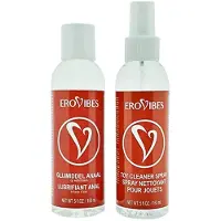 Erovibes Anaal Glijmiddel op Waterbasis 150 ml + Gratis Toy Cleaner – Extra Soepele Glijding – Mild, Afwasbaar en Geschikt voor Condooms en Speeltjes