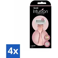 Wilkinson Sword 4 x - Scheermes - Intuition Complete - Efficiënt - 1 scheermes - Scheermes - Scheermesje - Scheerapparaat - Scheermes Voor Vrouwen - Gladde Huid