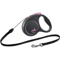 Flexi Zwarte Design S Verlengbare Riem 5 M