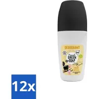 Marcels Green Soap 12 x - Deodorant Roller - Vanilla & Cherryblossom - Langdurige frisheid - 50 ml - Deodorant - Natuurlijke Deodorant - Vegan Deodorant - Aluminiumvrij Deodorant - Duurzame Deodorant