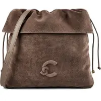Coccinelle Lidia Suede Bim - Schoudertas 34 cm (warm taupe)