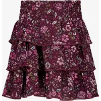 TwoDay meisjes rok met bloemenprint paars maat 122/128