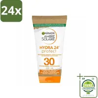 Garnier - Ambre Solaire - Zonnebrandmelk - SPF 30 - Reisformaat - Gezicht & Lichaam - 50 ml - Voordeelverpakking - 24 stuks - Zonnebrand - Zonnebescherming