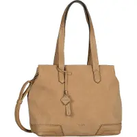 Gabor schoudertas Cira Zip Shopper Camel Lichtbruin
