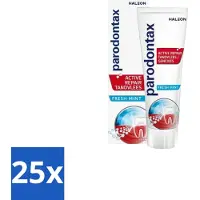 Parodontax - Tandpasta - Active Repair Tandvlees - Fresh Mint - 75 ml - Bulkverpakking - 25 stuks