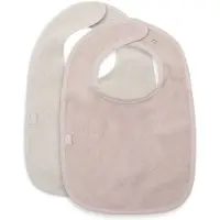 Jollein Slabber Badstof Rose/Sand 2st.