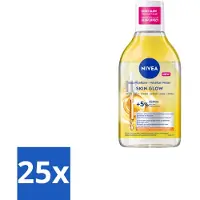 OEM 25 x - Micellair Water - Serum Verrijkt Stralend - Verwijdert Waterbestendige Make-up - 400 ml - Micellair Water - Gezichtsreiniging - Stralende Huid - Gevoelige Huid - Hydraterend
