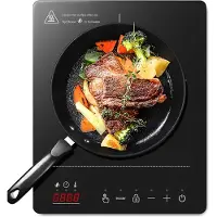 SP Inductie Kookplaat - Inductiekookplaat met Boosterfunctie - Draagbare Inductiekookplaat - Zwart - 39cm x 30cm x 8cm