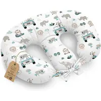 Totsy Baby XXL Voedingskussen voor Tweeling in Halvemaanvorm 90x50 cm baby's
