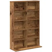 vidaXL CD Kast Oud hout 65 x 23,5 x 97,5 cm Bewerkt hout