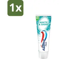 Aquafresh 1 x White & Shine - Whitening Tandpasta - 75 ml - Witte Tanden - Tanden Reinigen - Tanden Glans - Tanden Verlichten - Tanden Beschermen