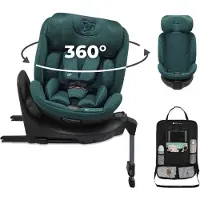 Kinderkraft XRIDER 2 - Autostoel - i-Size - ISOFIX - 40-150 cm - Donkergroen - incl. auto-organizer