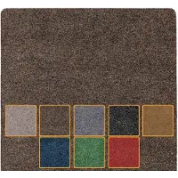ANRO Deurmat Bruin 120x80cm – Schoonloopmat Antislip Wasbaar Voordeur Hal Binnen & Buiten Op Maat