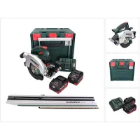 Metabo KS 18 LTX 66 BL accu-handcirkelzaag 18 V 165 mm + 2x accu 5,5 Ah + oplader + afkortgeleider + metaBOX