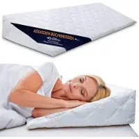 Totsy Baby Wigkussen voor Bed en Bank 45x120 cm - Reflux Kussen & Matraswig voor Volwassenen – Bedwig Leeskussen Rugkussen Hoofdeinde Beenkussen – Matrasverhoger Hoes Wasbaar Oeko-Tex